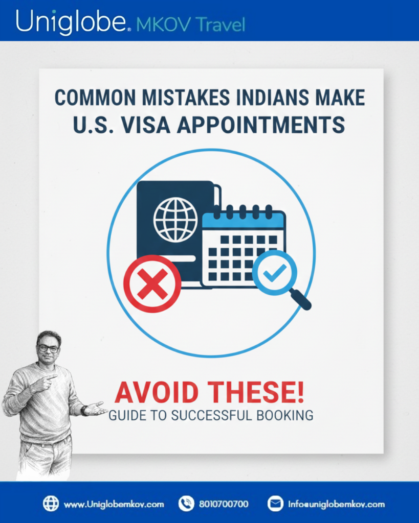 Common Mistakes Indians Make While Applying for a U.S Visa