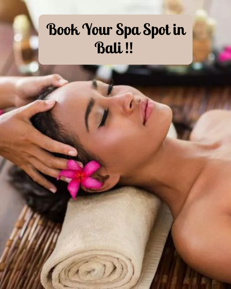 Book Your Spa Spot in Bali